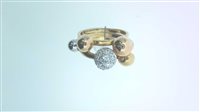 Ringe Sommer Dame Zirconi in Gold Zirconia ZIRC 1140 SORATO GLOBI - ZIRC 1140 SORATO GLOBI